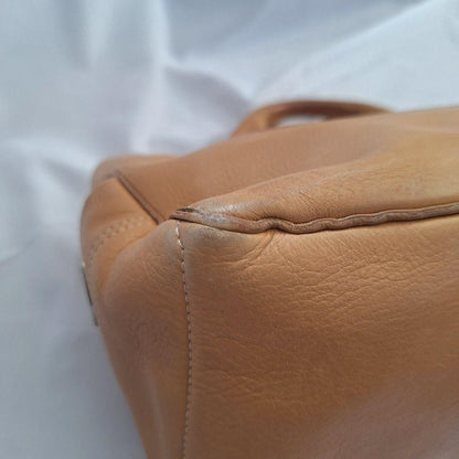 CELINE Hand Bag Tote Purse Boogie Beige Camel Authentic