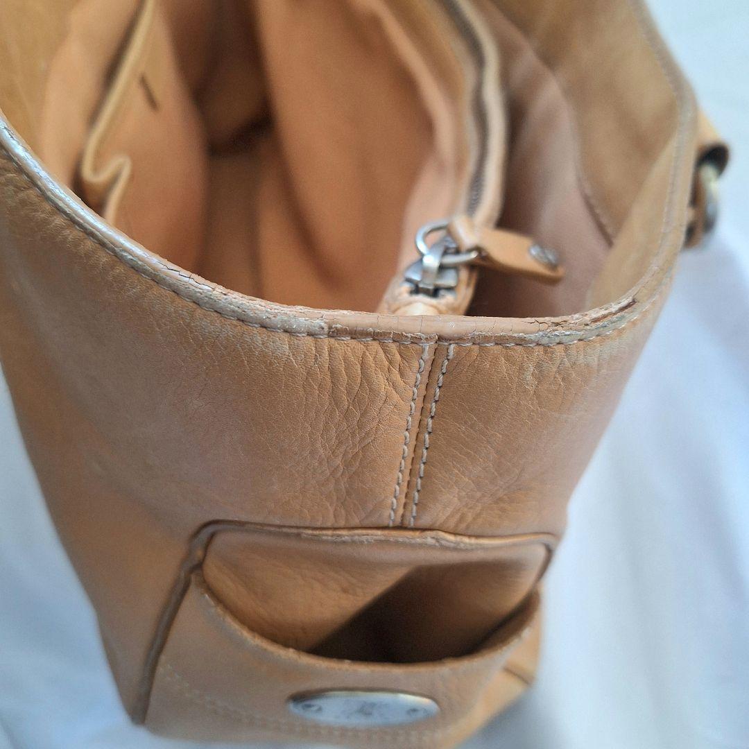 CELINE Hand Bag Tote Purse Boogie Beige Camel Authentic