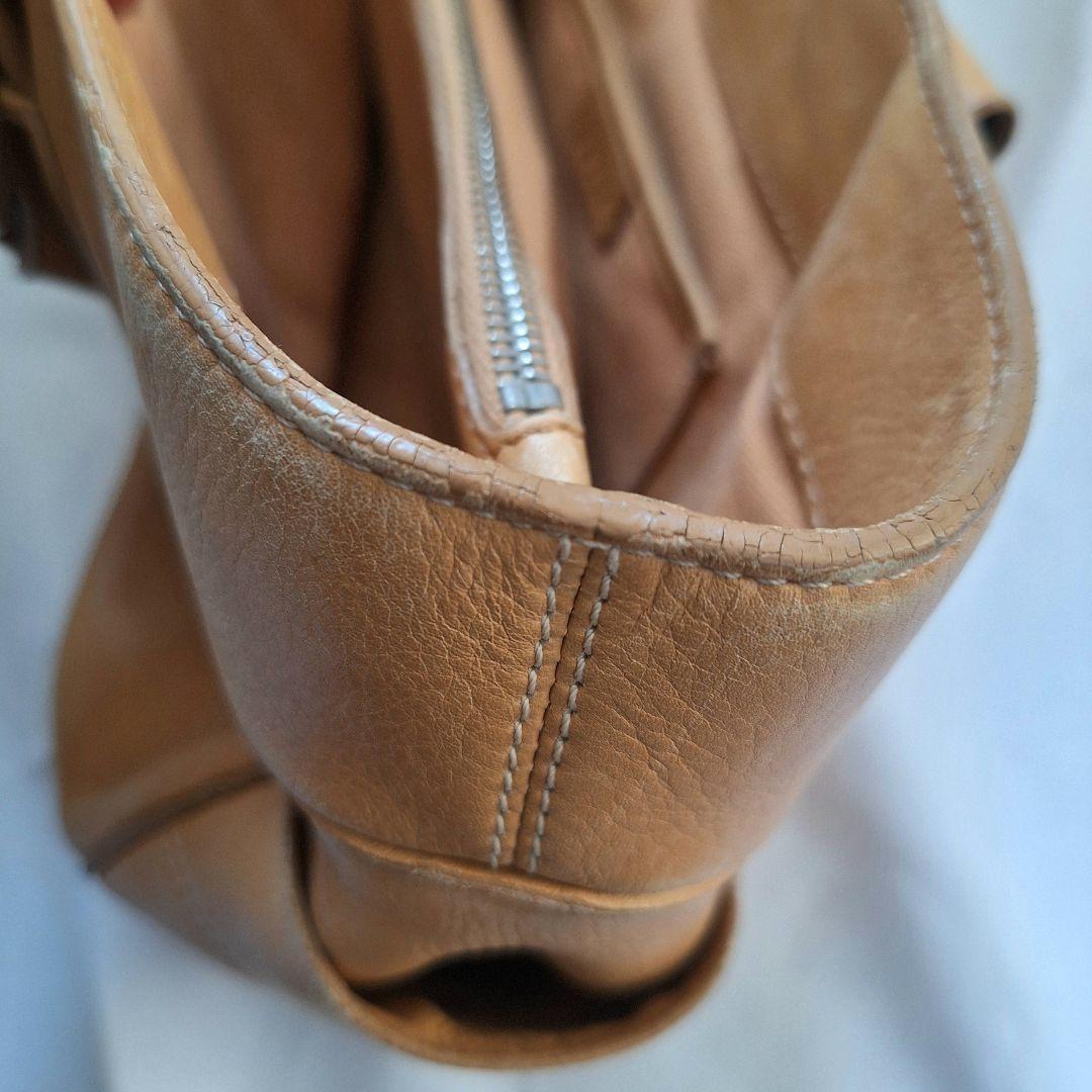 CELINE Hand Bag Tote Purse Boogie Beige Camel Authentic