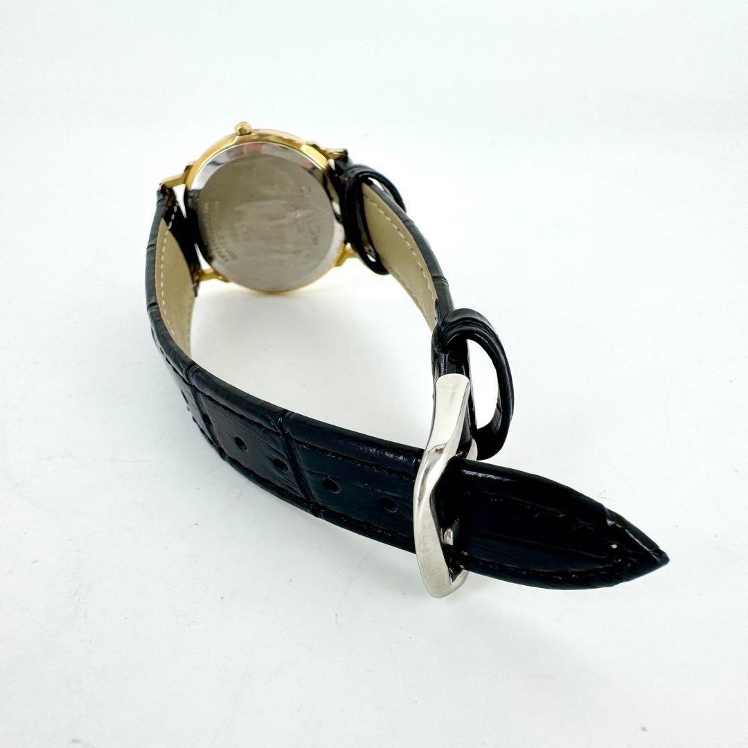 Christian Dior Quartz Watch Wristwatch Logo White Gold Women's Authentic