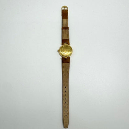 Christian Dior Quartz Watch Wristwatch Logo Gold Women's Authentic
