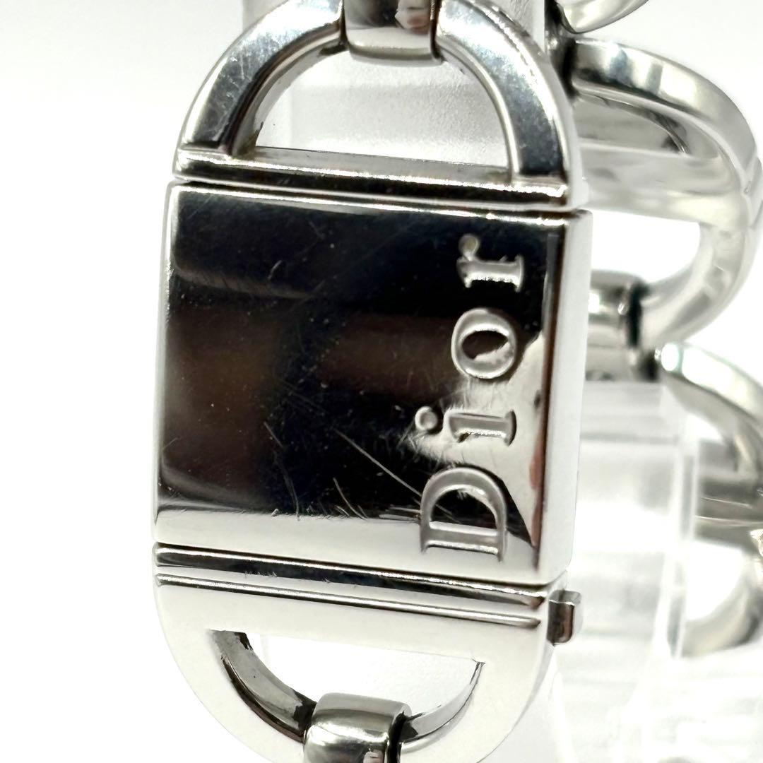 Christian Dior D78-100 Quartz Watch Wristwatch Logo Silver Women's Authentic