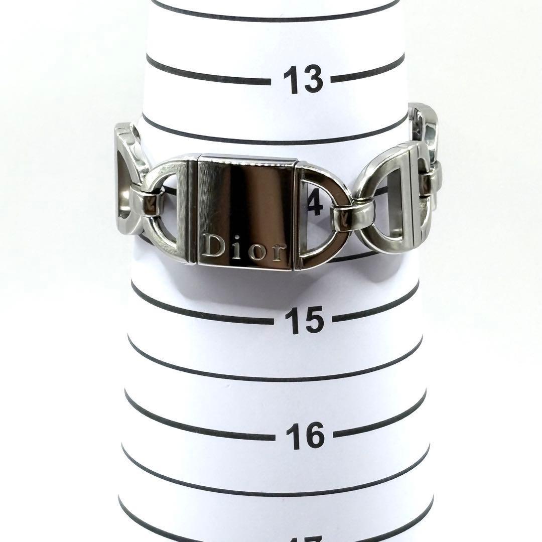 Christian Dior D78-100 Quartz Watch Wristwatch Logo Silver Women's Authentic