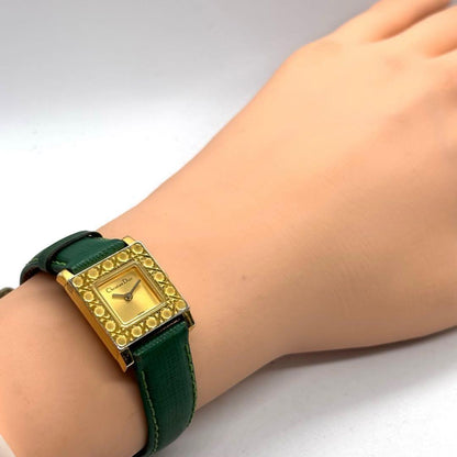 Christian Dior D60-159 Quartz Watch Wristwatch Logo Gold Women's Authentic