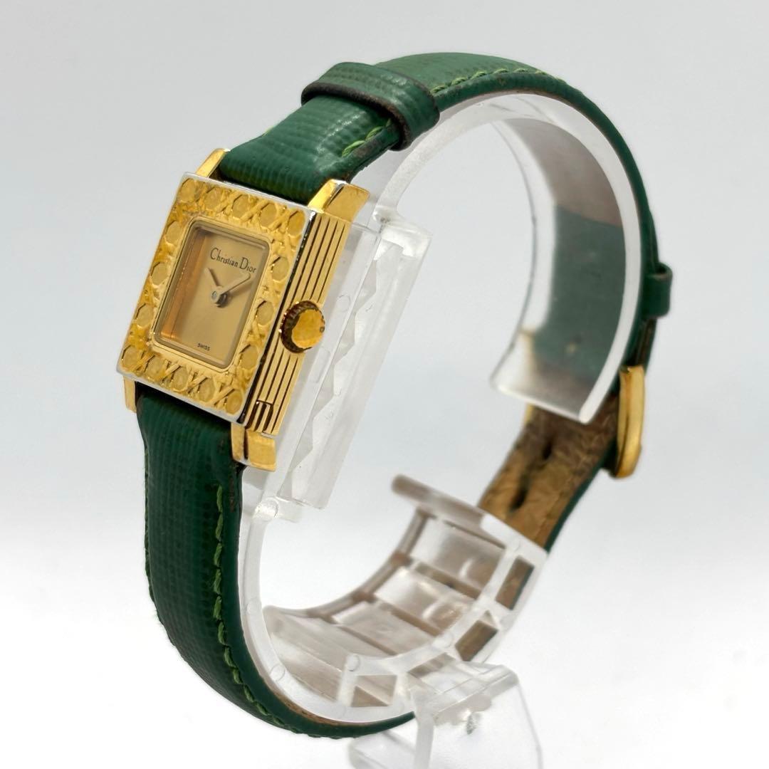 Christian Dior D60-159 Quartz Watch Wristwatch Logo Gold Women's Authentic