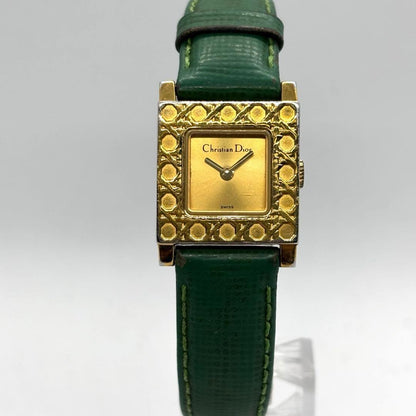 Christian Dior D60-159 Quartz Watch Wristwatch Logo Gold Women's Authentic
