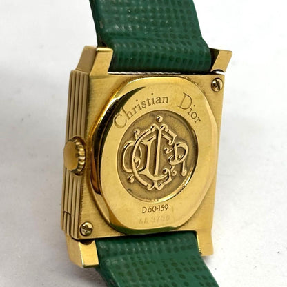Christian Dior D60-159 Quartz Watch Wristwatch Logo Gold Women's Authentic