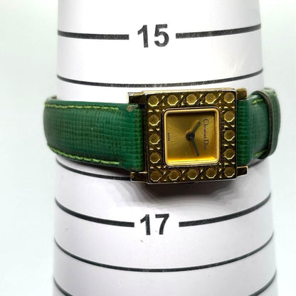 Christian Dior D60-159 Quartz Watch Wristwatch Logo Gold Women's Authentic