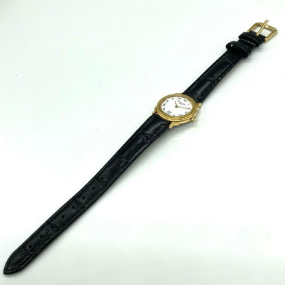 Christian Dior 48.122.3 Quartz Watch Wristwatch Logo Gold Women's Authentic