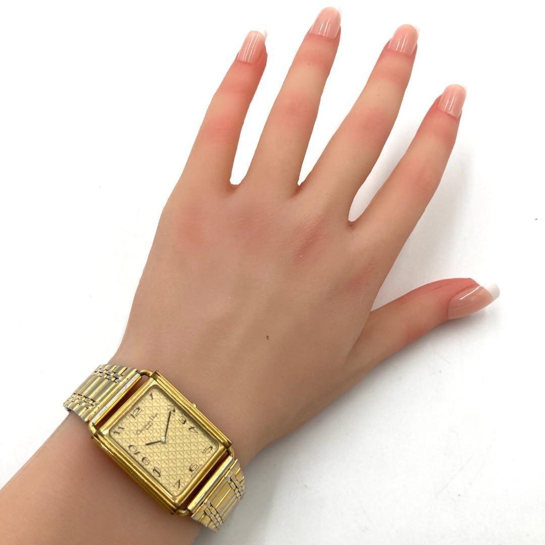 Christian Dior 59.122 Quartz Watch Wristwatch CD Gold Women's Authentic