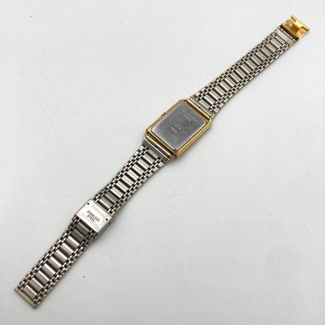 Christian Dior 59.122 Quartz Watch Wristwatch CD Gold Women's Authentic