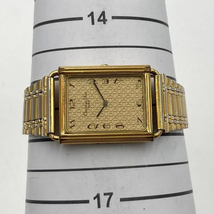 Christian Dior 59.122 Quartz Watch Wristwatch CD Gold Women's Authentic