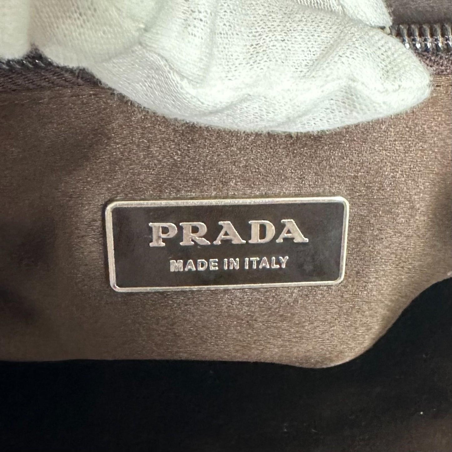 PRADA Hand Bag Tote Bag Logo Canvas Leather Yellow Unisex Authentic Used