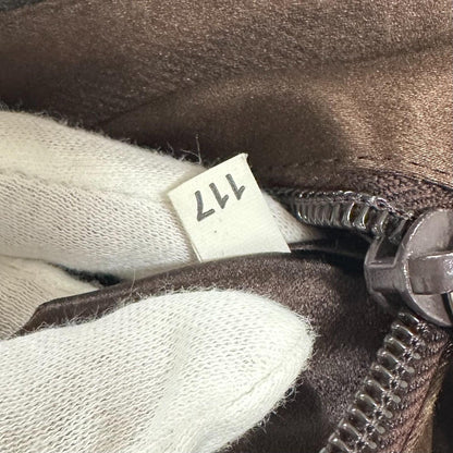 PRADA Hand Bag Tote Bag Logo Canvas Leather Yellow Unisex Authentic Used