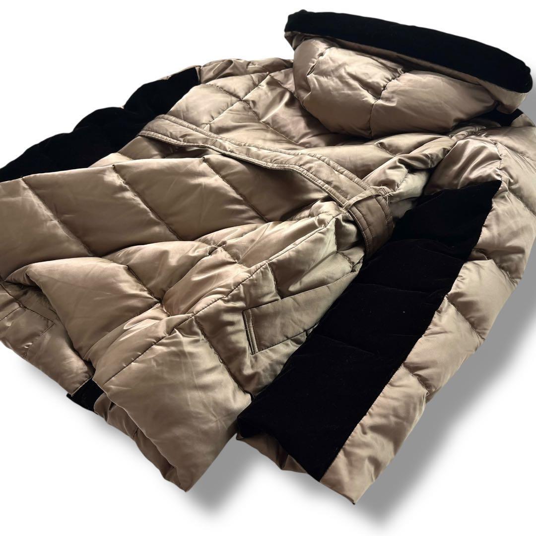 Aquascutum Down Coat Asian fit M US size S Gold Authentic