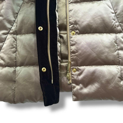 Aquascutum Down Coat Asian fit M US size S Gold Authentic