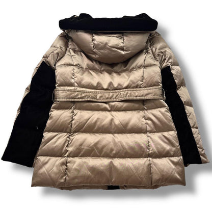 Aquascutum Down Coat Asian fit M US size S Gold Authentic
