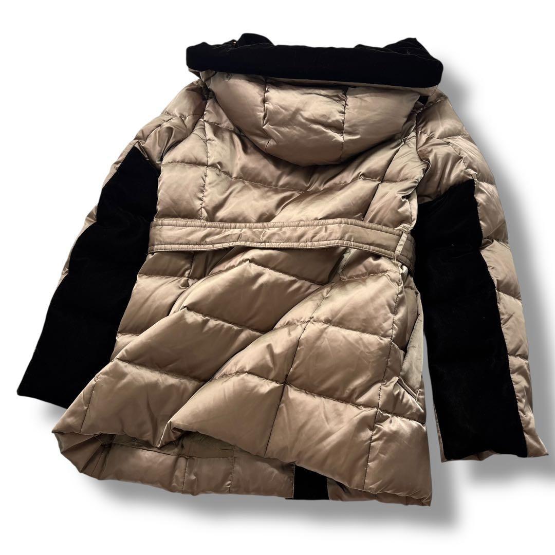 Aquascutum Down Coat Asian fit M US size S Gold Authentic