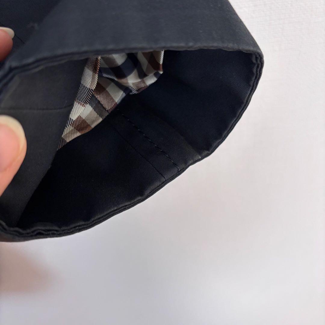 Aquascutum LONDON Coat Asian fit XS US size 2XS Navy Authentic