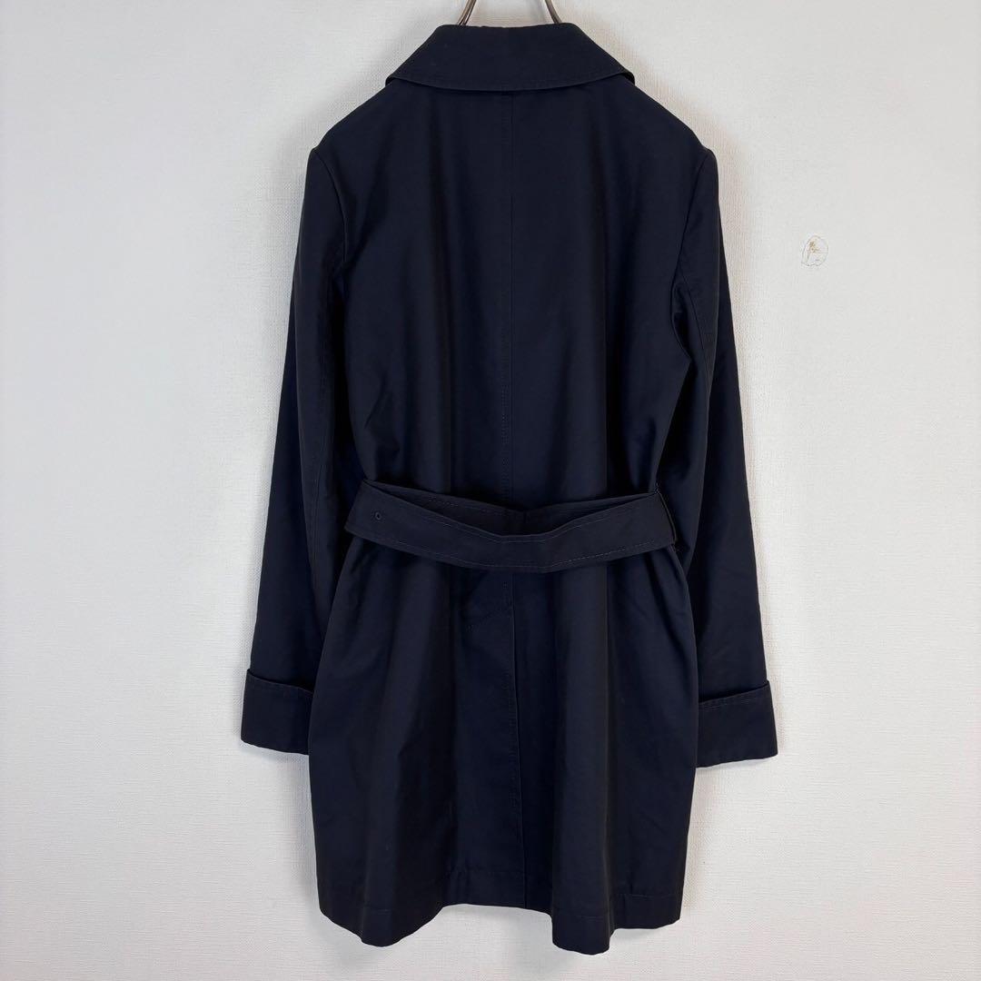 Aquascutum LONDON Coat Asian fit XS US size 2XS Navy Authentic