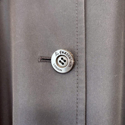 Aquascutum LONDON Coat Asian fit XS US size 2XS Navy Authentic