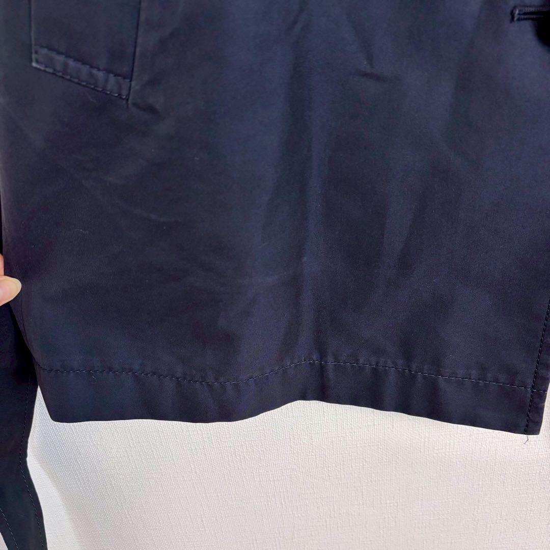 Aquascutum LONDON Coat Asian fit XS US size 2XS Navy Authentic