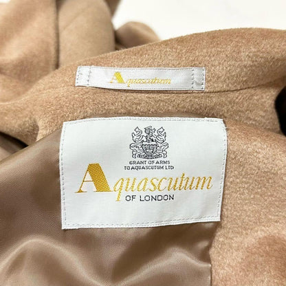 Aquascutum Long Coat Asian fit M US size S Authentic
