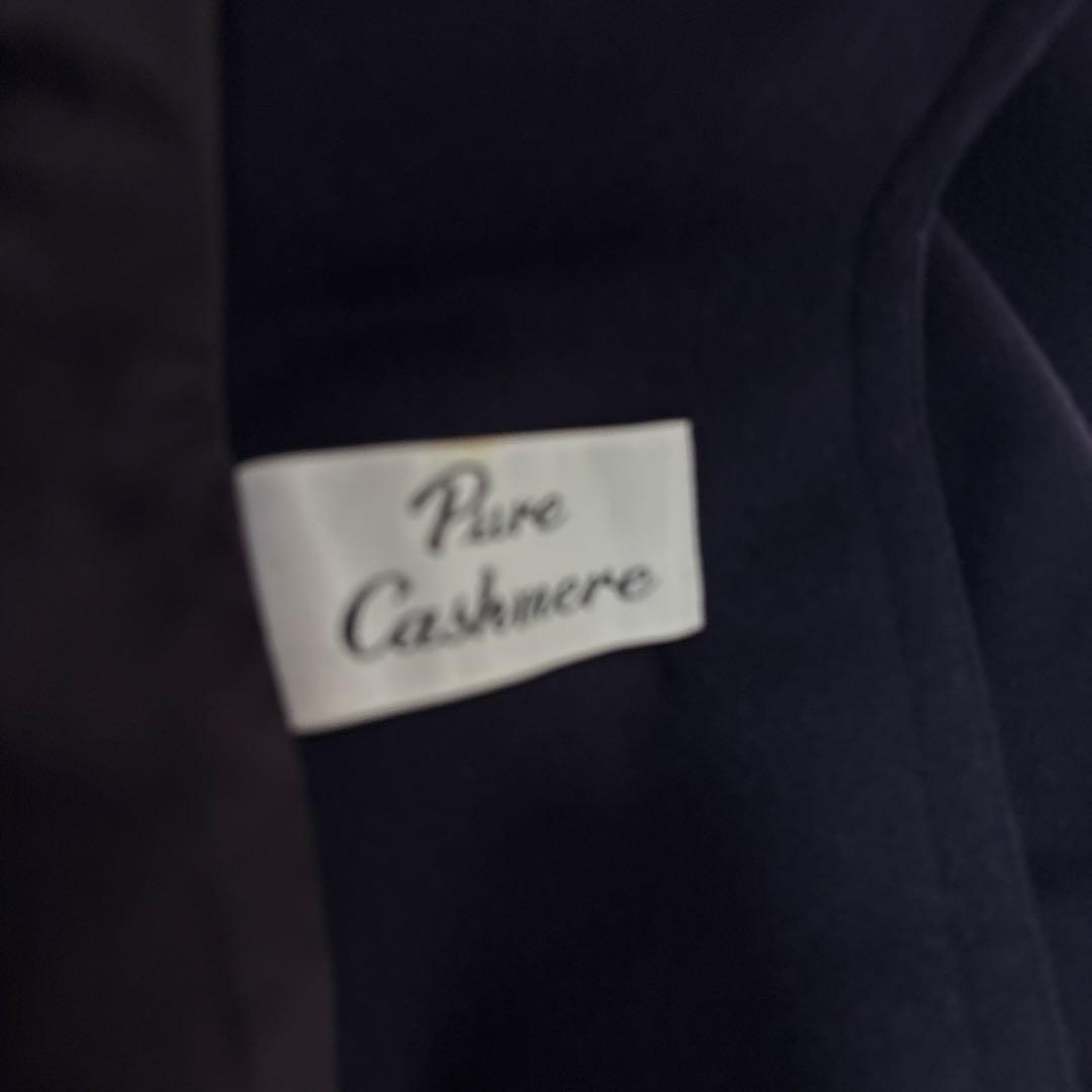 Aquascutum Long Coat Asian fit S US size XS Navy Authentic