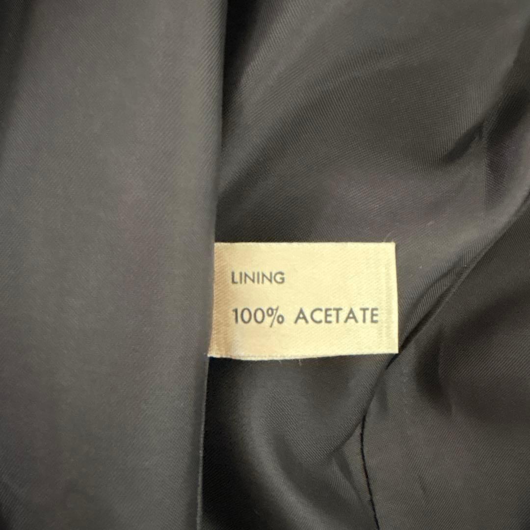 Aquascutum Long Coat Asian fit S US size XS Navy Authentic