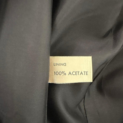 Aquascutum Long Coat Asian fit S US size XS Navy Authentic