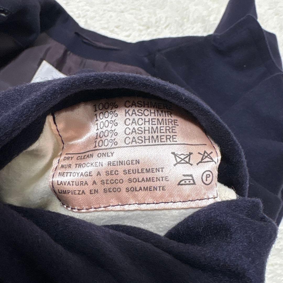 Aquascutum Long Coat Asian fit S US size XS Navy Authentic