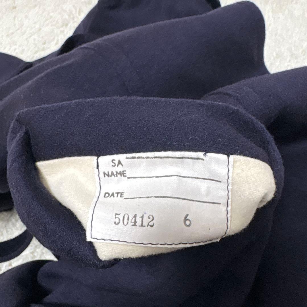 Aquascutum Long Coat Asian fit S US size XS Navy Authentic