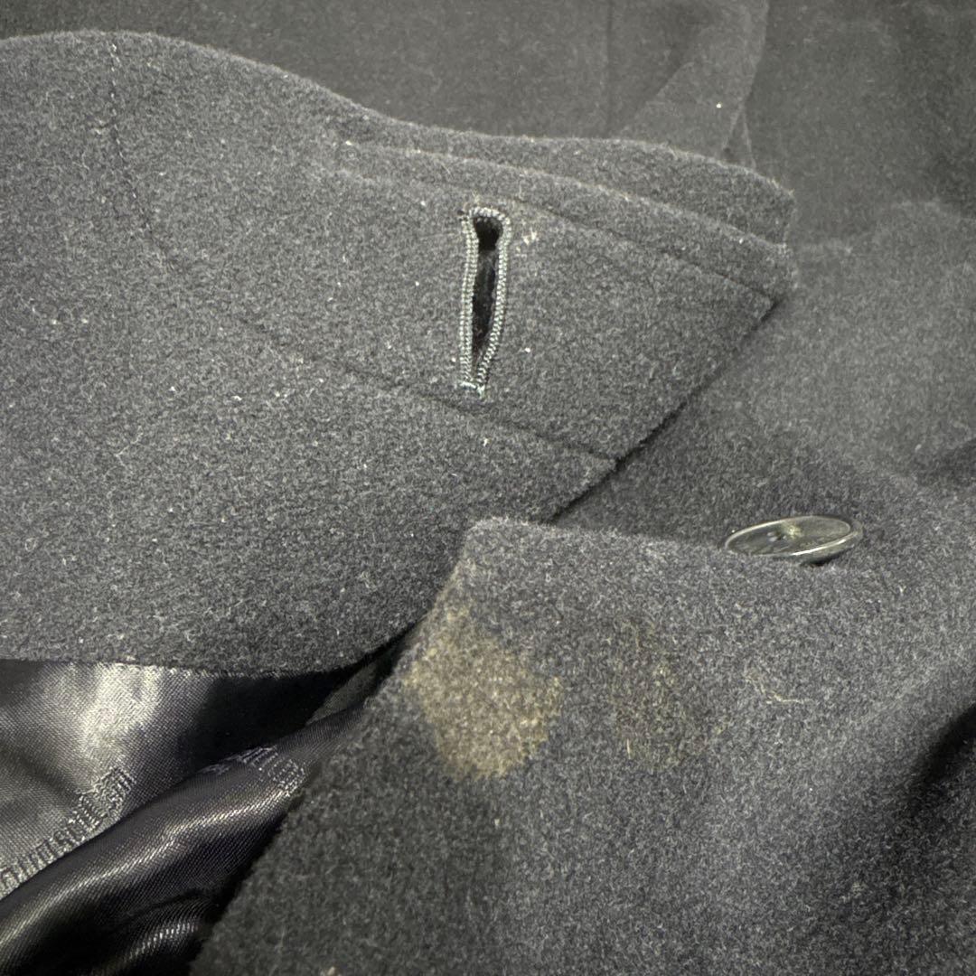 Aquascutum Coat FREE SIZE Navy Authentic