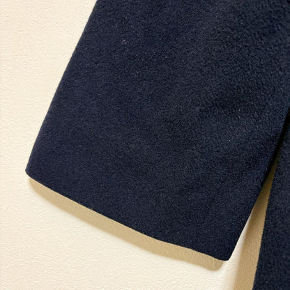 Aquascutum Coat FREE SIZE Navy Authentic