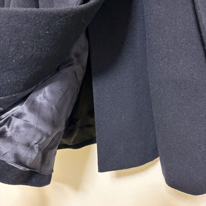 Aquascutum Coat FREE SIZE Navy Authentic