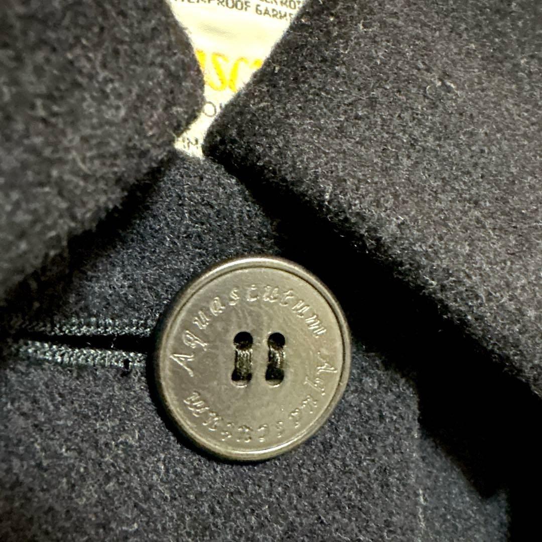 Aquascutum Coat FREE SIZE Navy Authentic