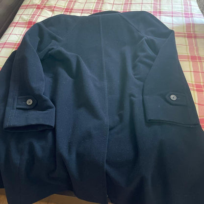 Aquascutum Wool Coat Asian fit L US size M Authentic