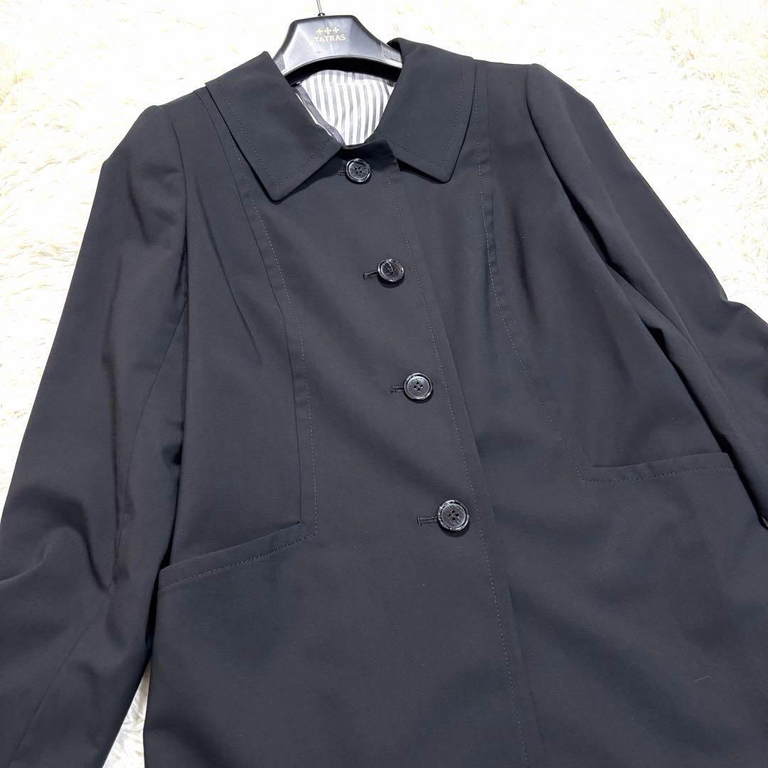 Aquascutum LANIFICIO F.LLI CERRUTI Coat Asian fit XL US size L Black Authentic