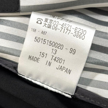 Aquascutum LANIFICIO F.LLI CERRUTI Coat Asian fit XL US size L Black Authentic