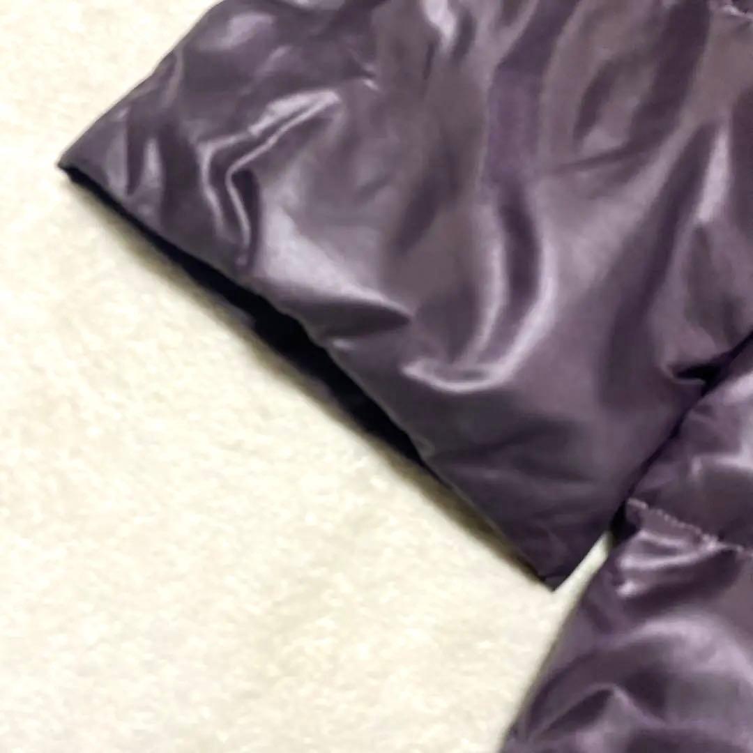 Aquascutum Down Long Coat Asian fit M US size S Purple Authentic