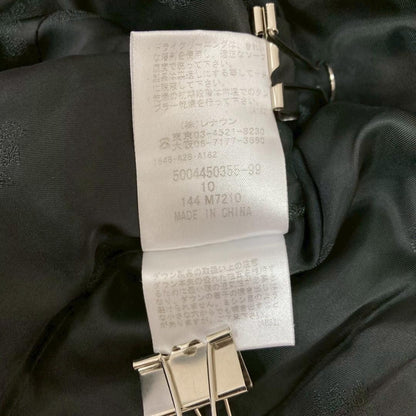 Aquascutum Long Down Coat Asian fit L US size M Black Authentic