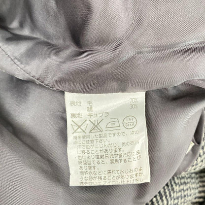 Aquascutum Coat Dark Navy Light Gray Authentic