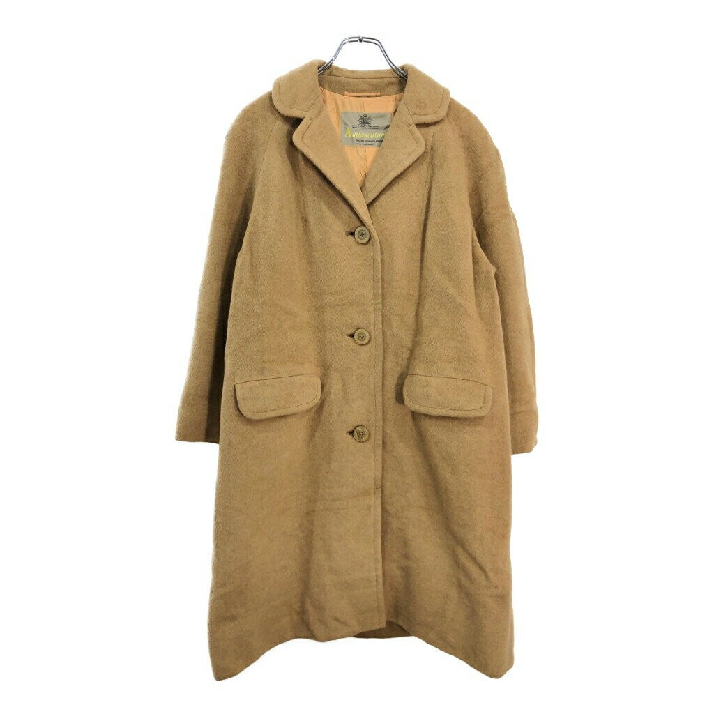 Aquascutum Chester Coat Asian fit L US size M Beige Authentic