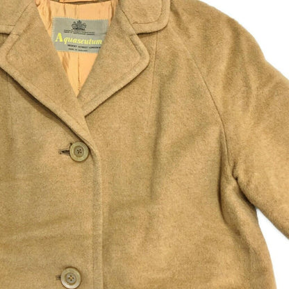 Aquascutum Chester Coat Asian fit L US size M Beige Authentic