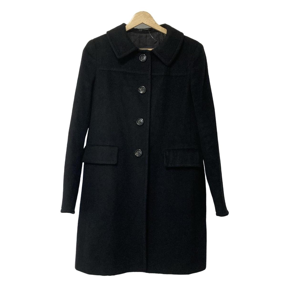 Aquascutum Coat Size 10 Black Authentic