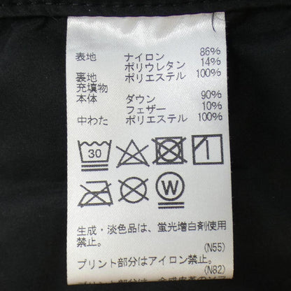 Aquascutum Down Jacket Coat Size 10 Black Authentic