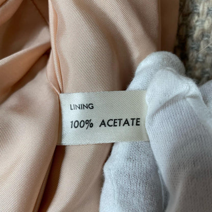 Aquascutum Gown Wool Coat Beige Authentic