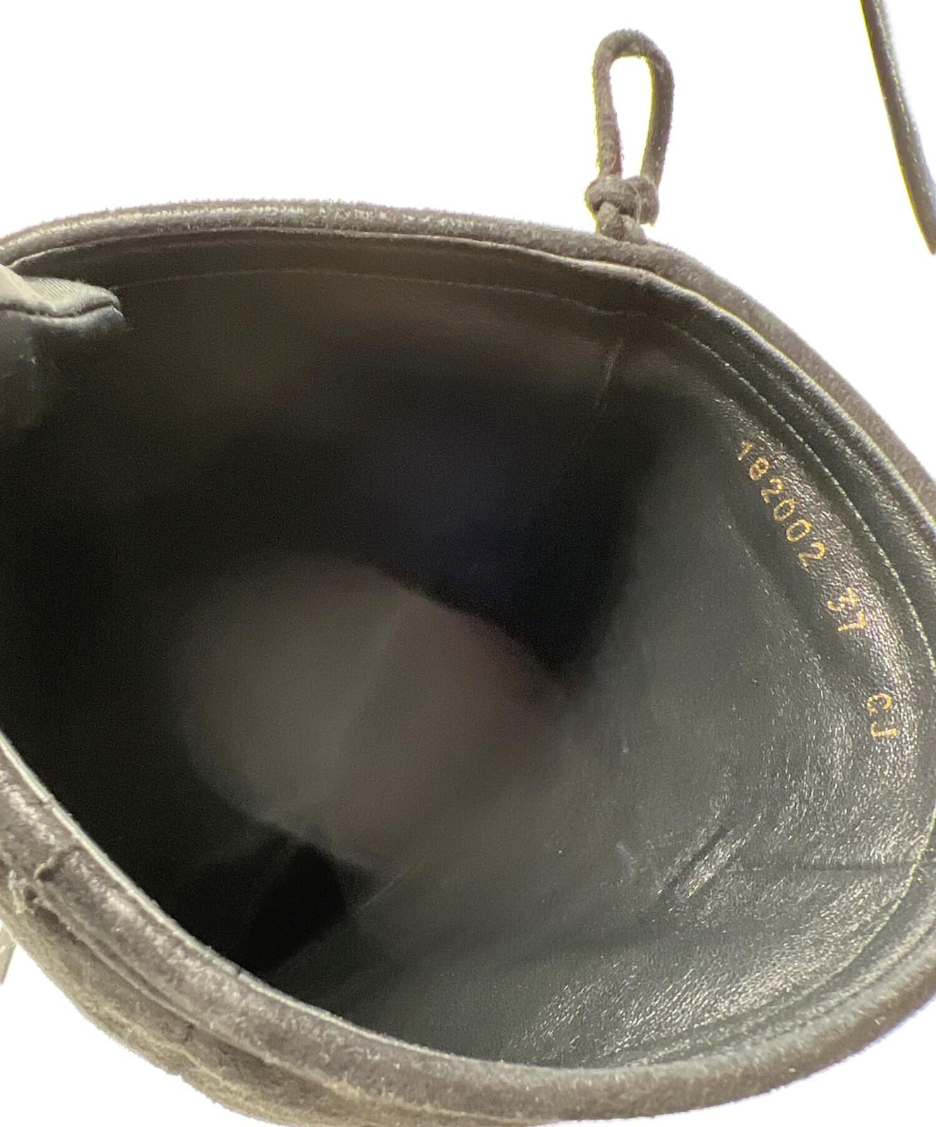 GUCCI Long Boots Shoes EU 36.5 US 6.5 Suede Black Authentic