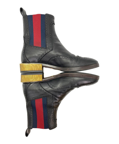 GUCCI Boots Shoes EU 36.5 US 6.5 Brown Authentic