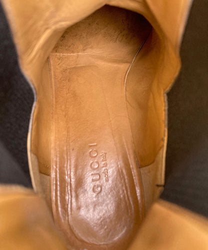 GUCCI Boots Shoes EU 36.5 US 6.5 Brown Authentic